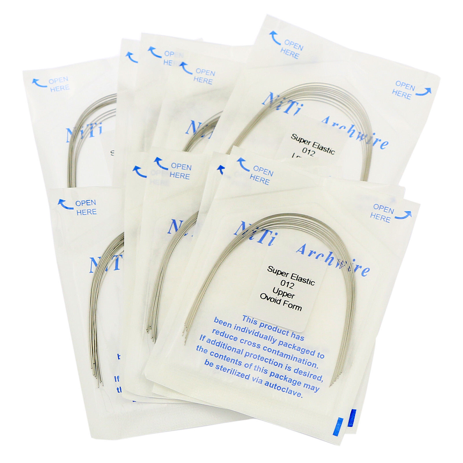 Dental Orthodontic Braces Kit NiTi Arch Wire Ligature Ties Roth 0.022 Elastic