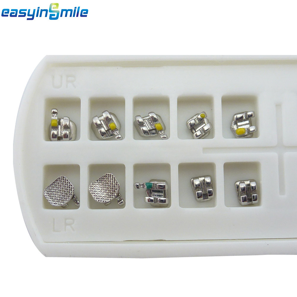 5sets Dental Orthodontic Metal Brackets Braces Mini Roth/mbt 3 4 5 Hooks 022