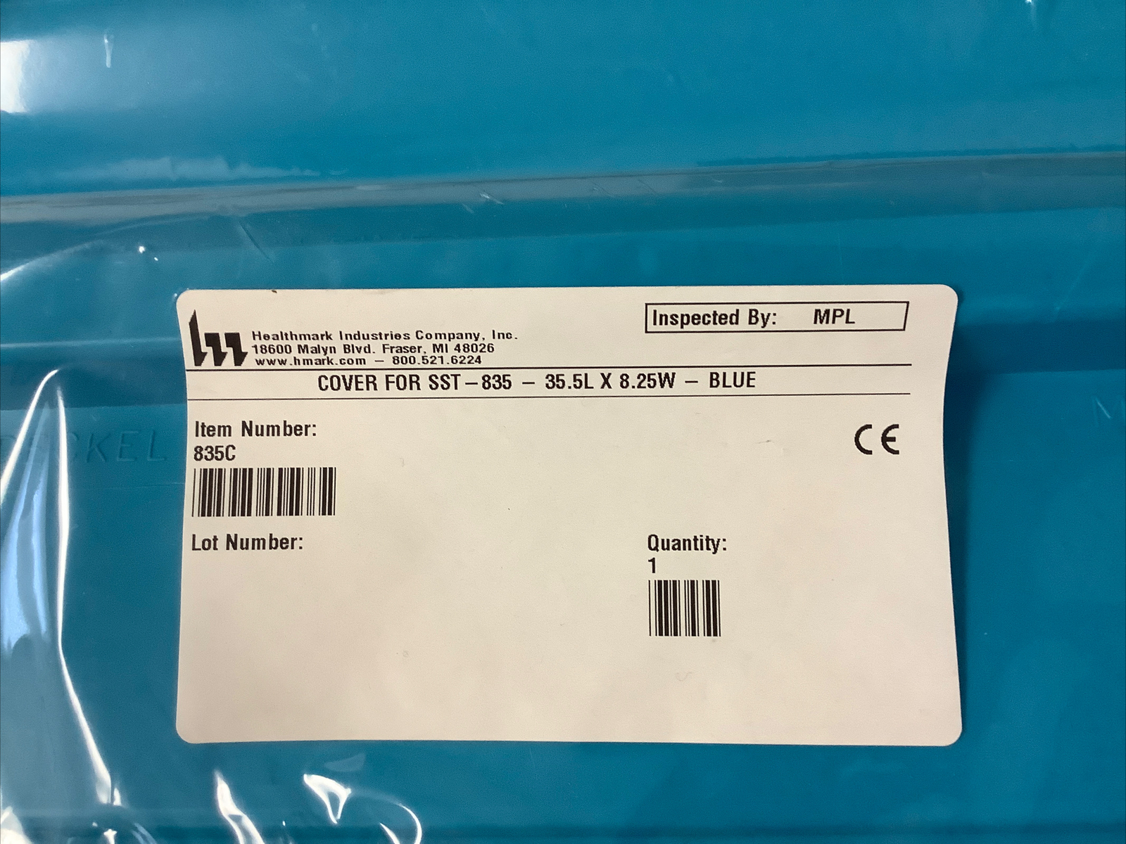 Healthmark Industries Company Inc. Item Number 835C Blue