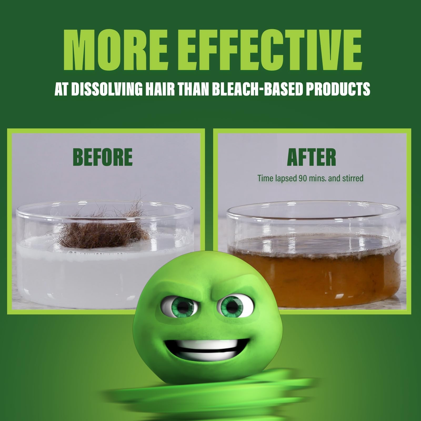 Green Gobbler Ultra Concentrated Drain Clog Remover & Cleaner | 1 Pack