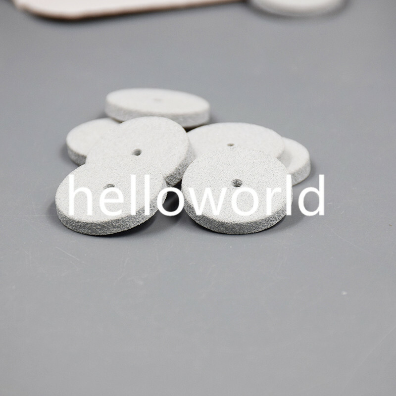 50 Pcs Hot-sale Dental White New Jewelry Silicone Polishing Wheels Polishers