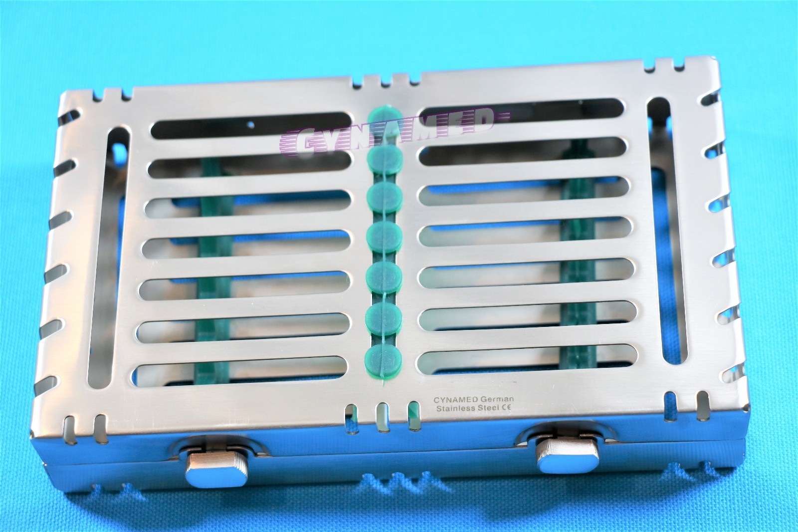 5PCS STERILIZATION CASSETTE FOR 7 INSTRUMENTS GERMAN PREMIUM 2 BUTTON DETACHABLE