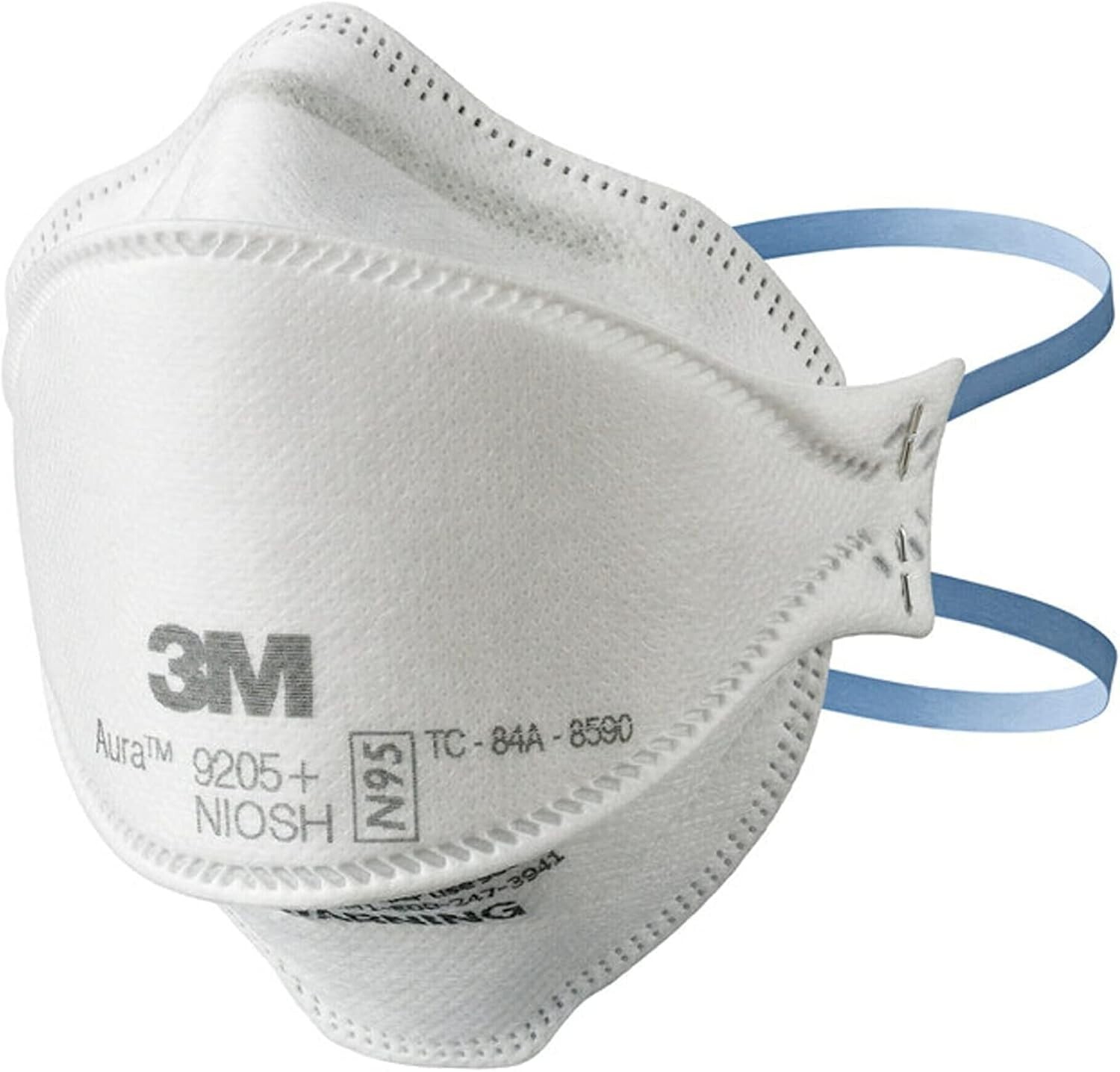 (20 pack) 3M Aura 9205+ N95 NIOSH Particulate Respirator & Surgical Face Masks