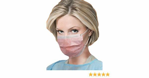 50 Pcs ASTM Level 1 3-ply Earloop Mask Made in USA AUTHORIZED CROSSTEX