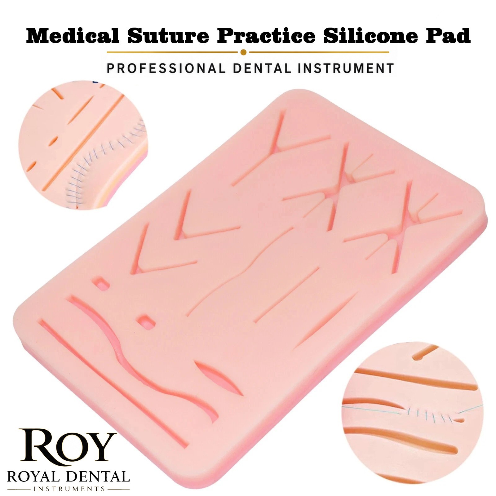 New Medical Skin Suture Practice Silicone Pad Wound Simulated For Training Kit