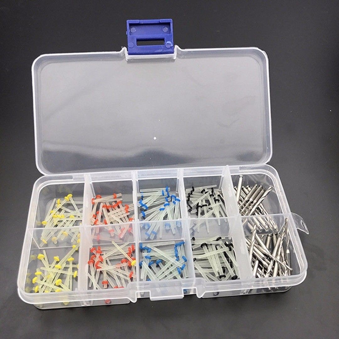 160 Pcs Dental Glass Quartz Fiber Post Single Refilled Package + 32 Pcs Drills