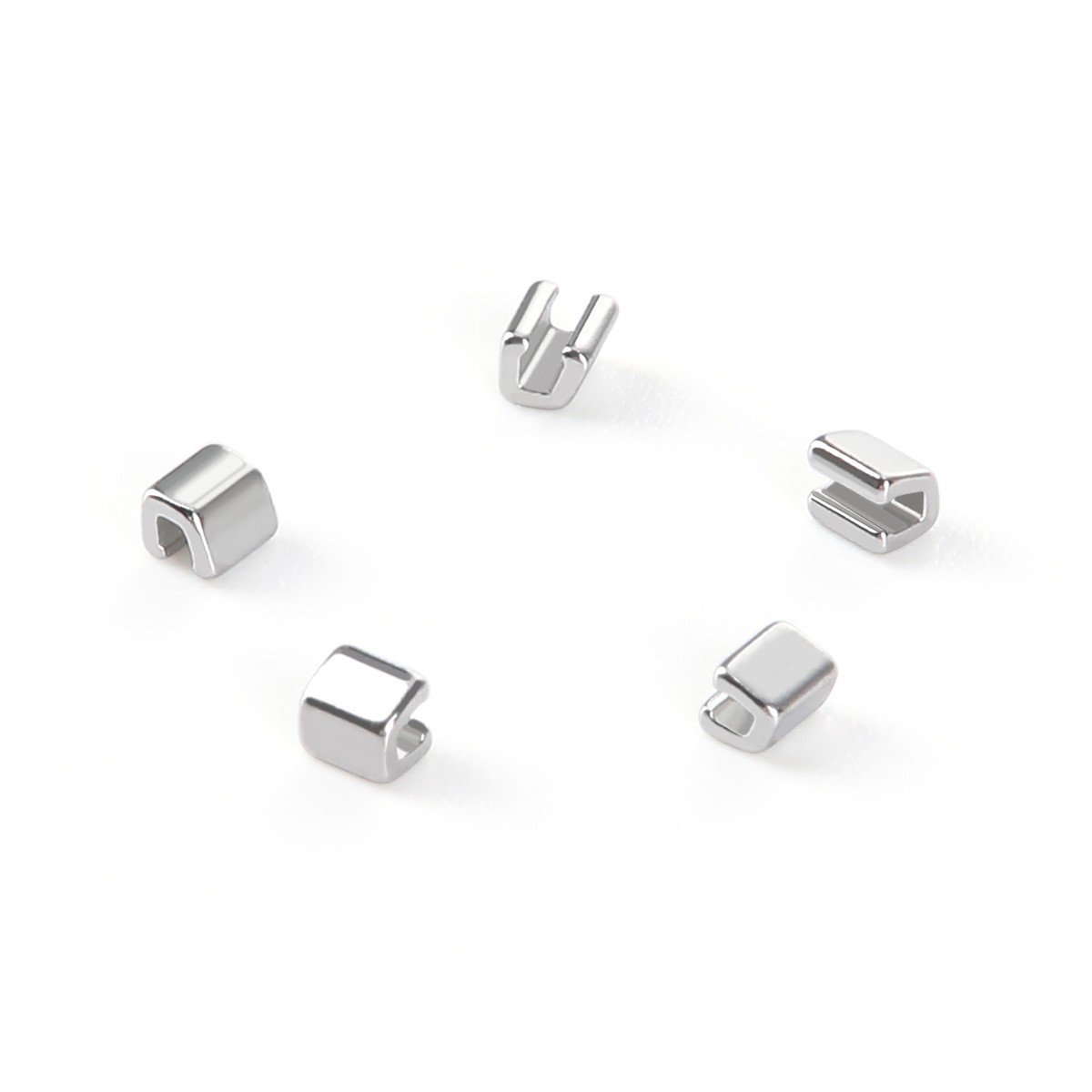 100pcs Dental Orthodontic Crimpable Hooks Stops Metal Stop Type for Arch Wire