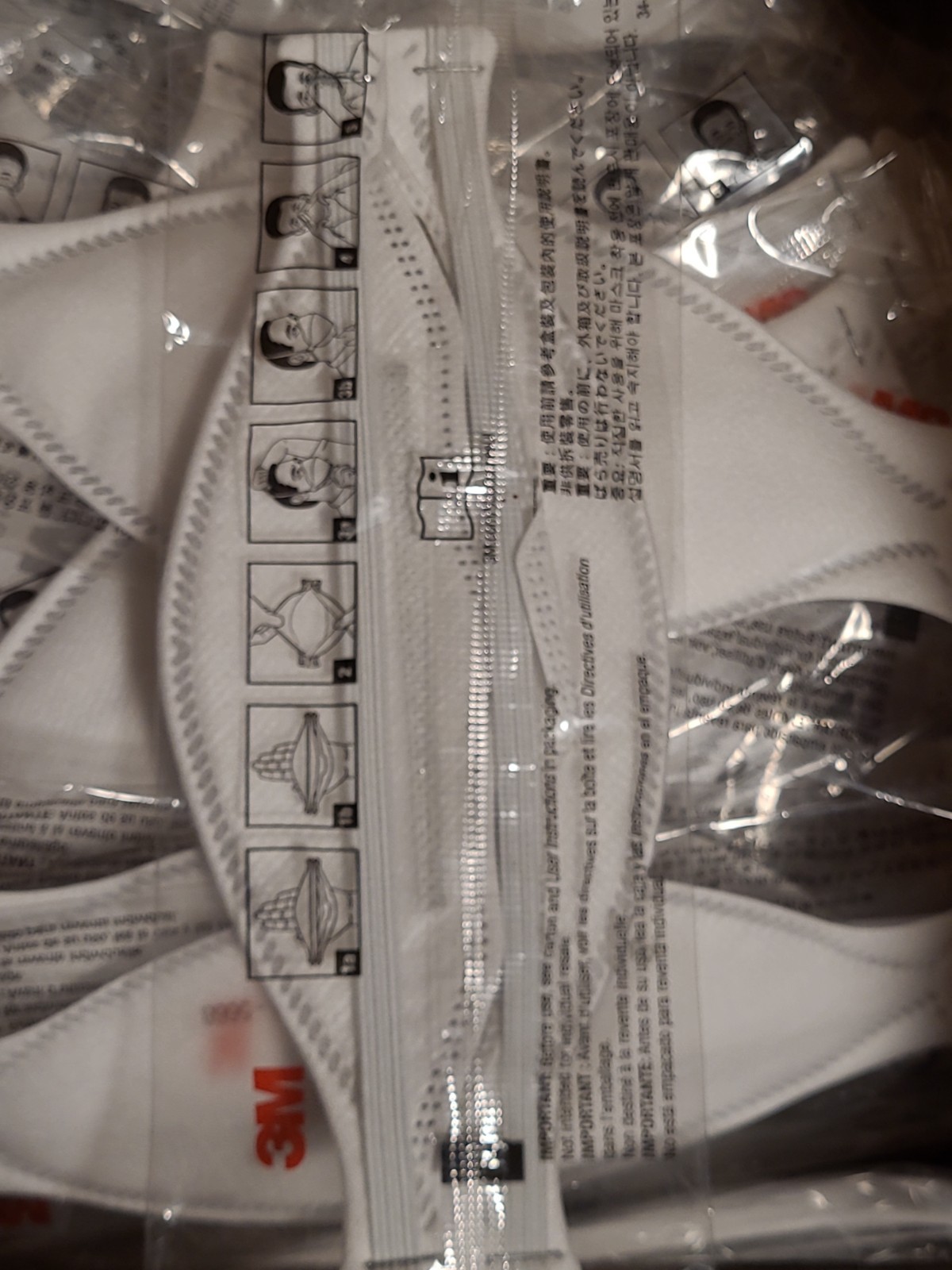 New 52x 3M 9210+ Aura N95 Masks Loose NIOSH Respirators Individually Sealed