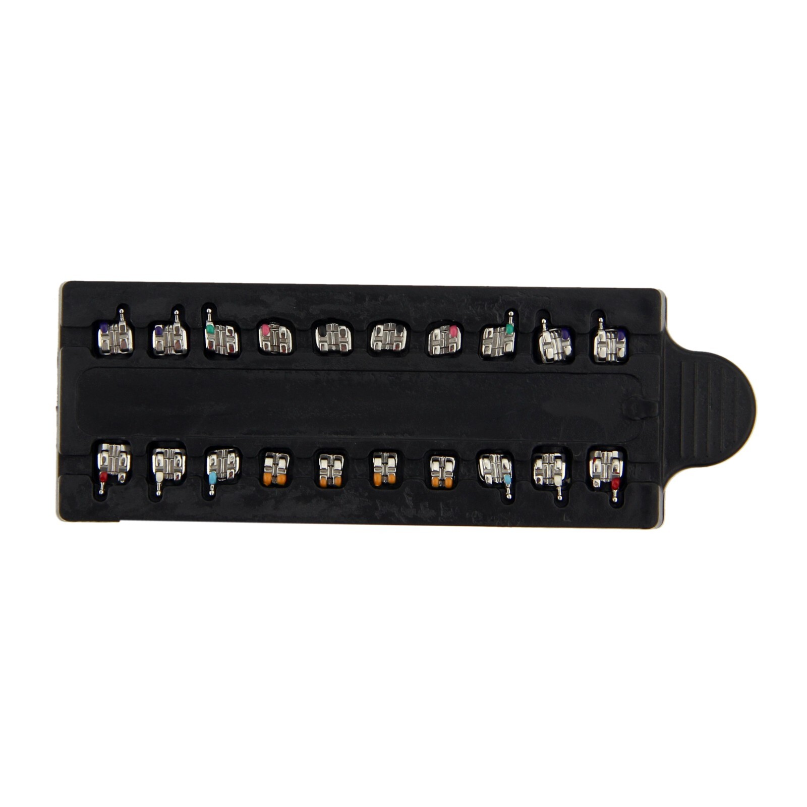 Orthodontic Dental Brackets Brace Mini Roth MBT 018 022 Slot 345 Hooks Metal MIM