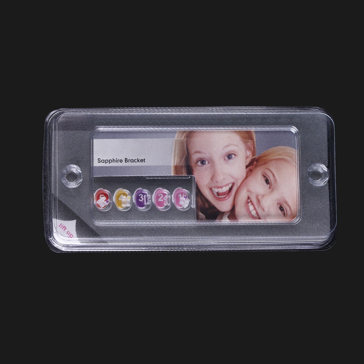 Dental Orthodontic Monocrystalline Sapphire Ceramic Brackets Roth/MBT .022/018