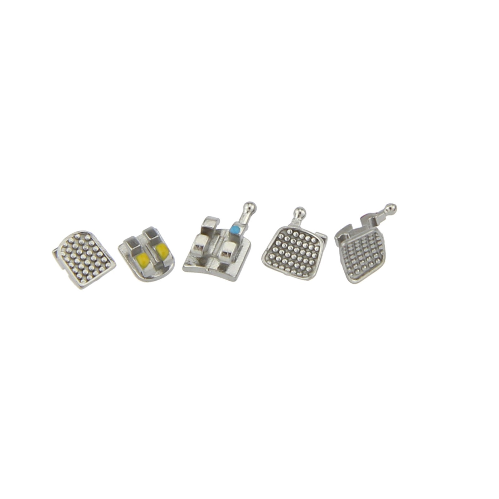 Dental Orthodontic Metal Brackets Braces Mini MBT Roth 022 345 Hooks 5-5 MIM