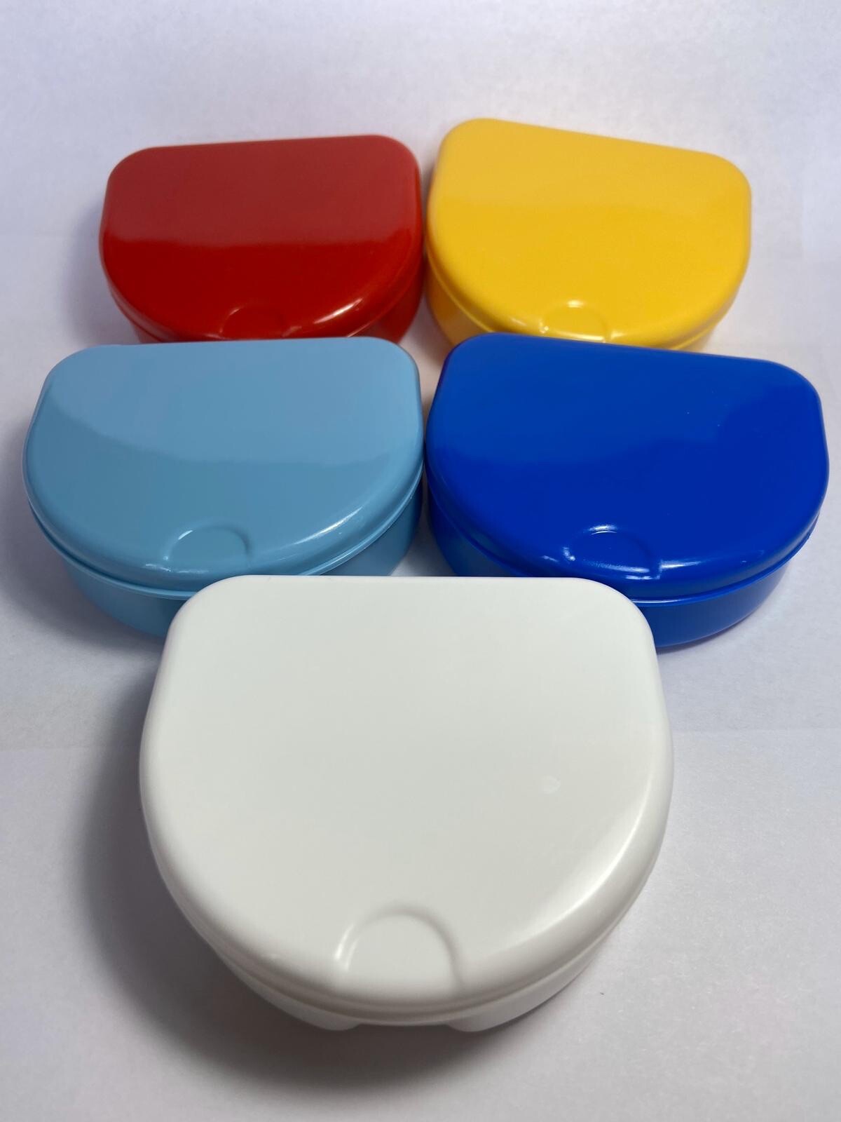 Dental Storage Case, Orthodontic Retainer Box Mouthguards Dentures, 1-pc
