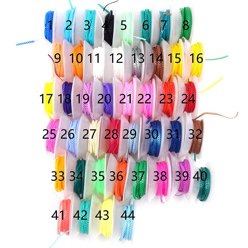15 Feet/Roll Dental Orthodontic Elastic Power Chain SHORT For Braces 44 Colors