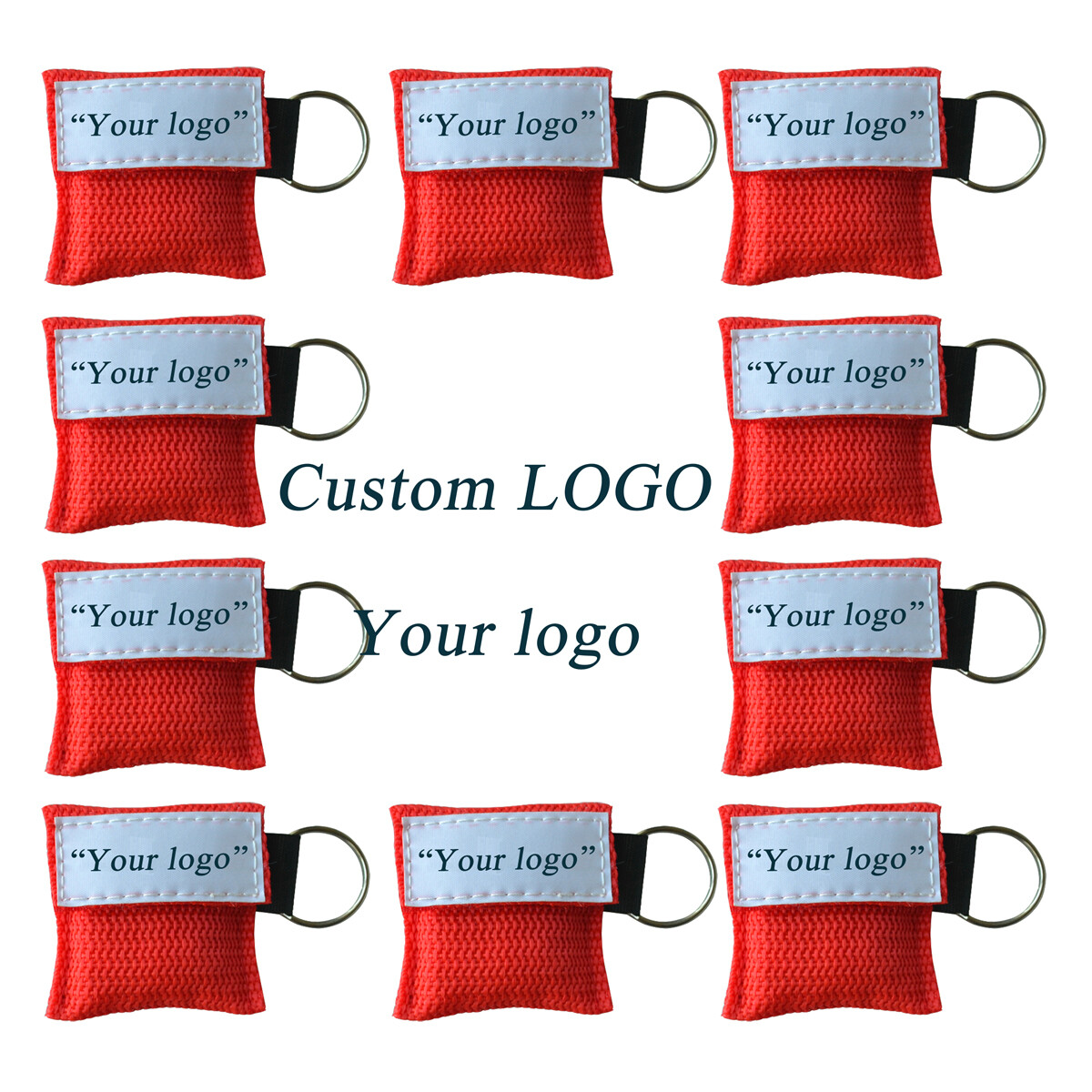 Wholesale 1000pcs CPR Face Shield One-way Valve CPR Custom LOGO cpr Face Shields