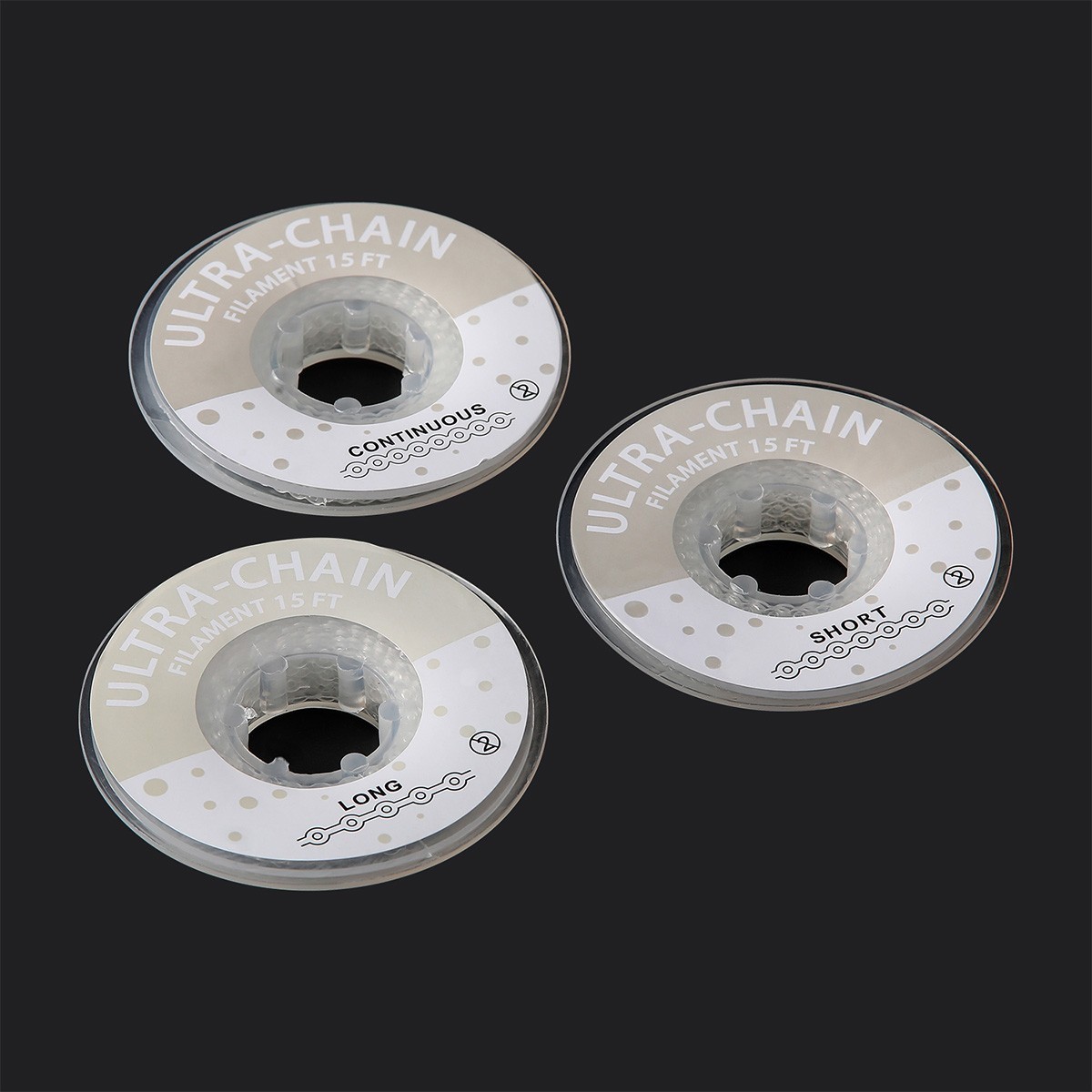 1x Dental Orthodontic Elastic Ultra Power Chain Long /Short /Closed Transparent