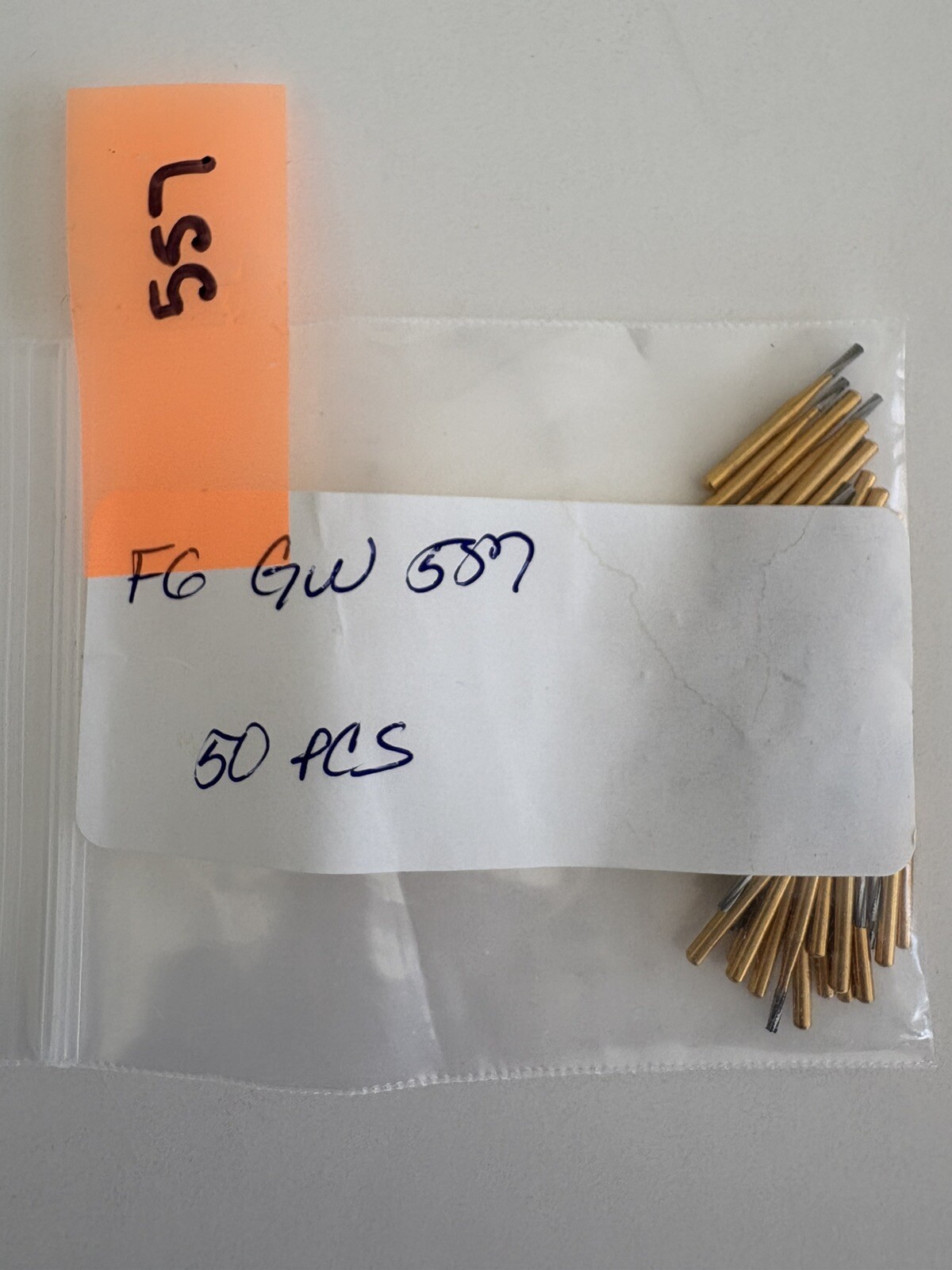 Bulk 50 PCS Gold FG #GW557 straight fissure restorative removal carbide bur
