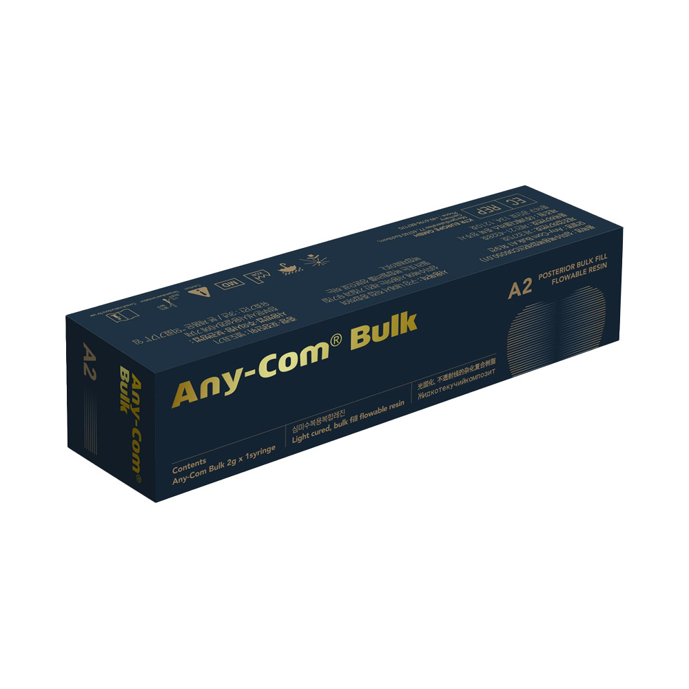 Dental MediClus Any-Com Flowable Bulk Base-Liner Filling Resin 2g Light-Cure