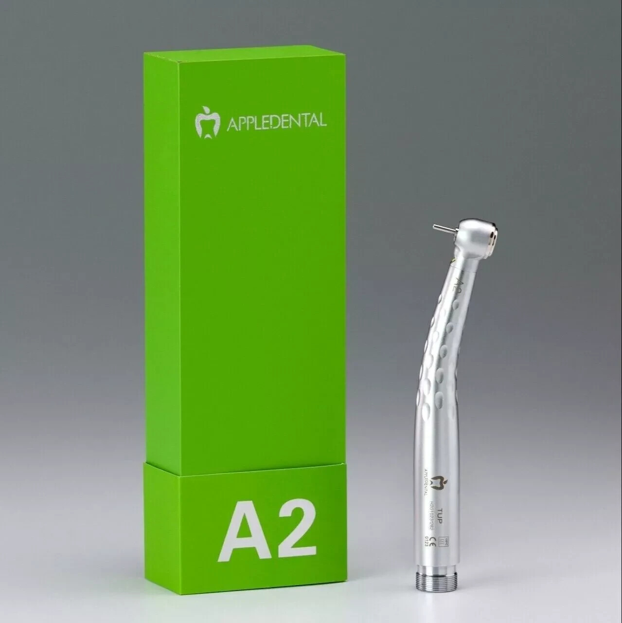 Apple Dental A2 LED High Speed Turbine 2 Hole Handpiece Push Button Triple Water