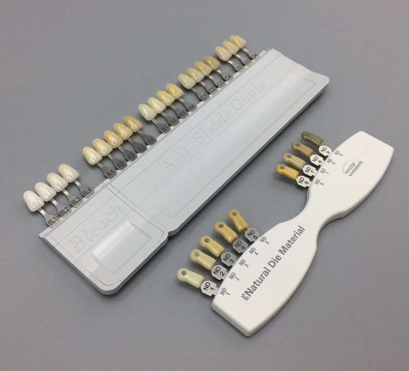 Ivoclar Vivadent Dental Teeth Bleaching Shade Guide ND 9 A-D 20 IPS Natural Die
