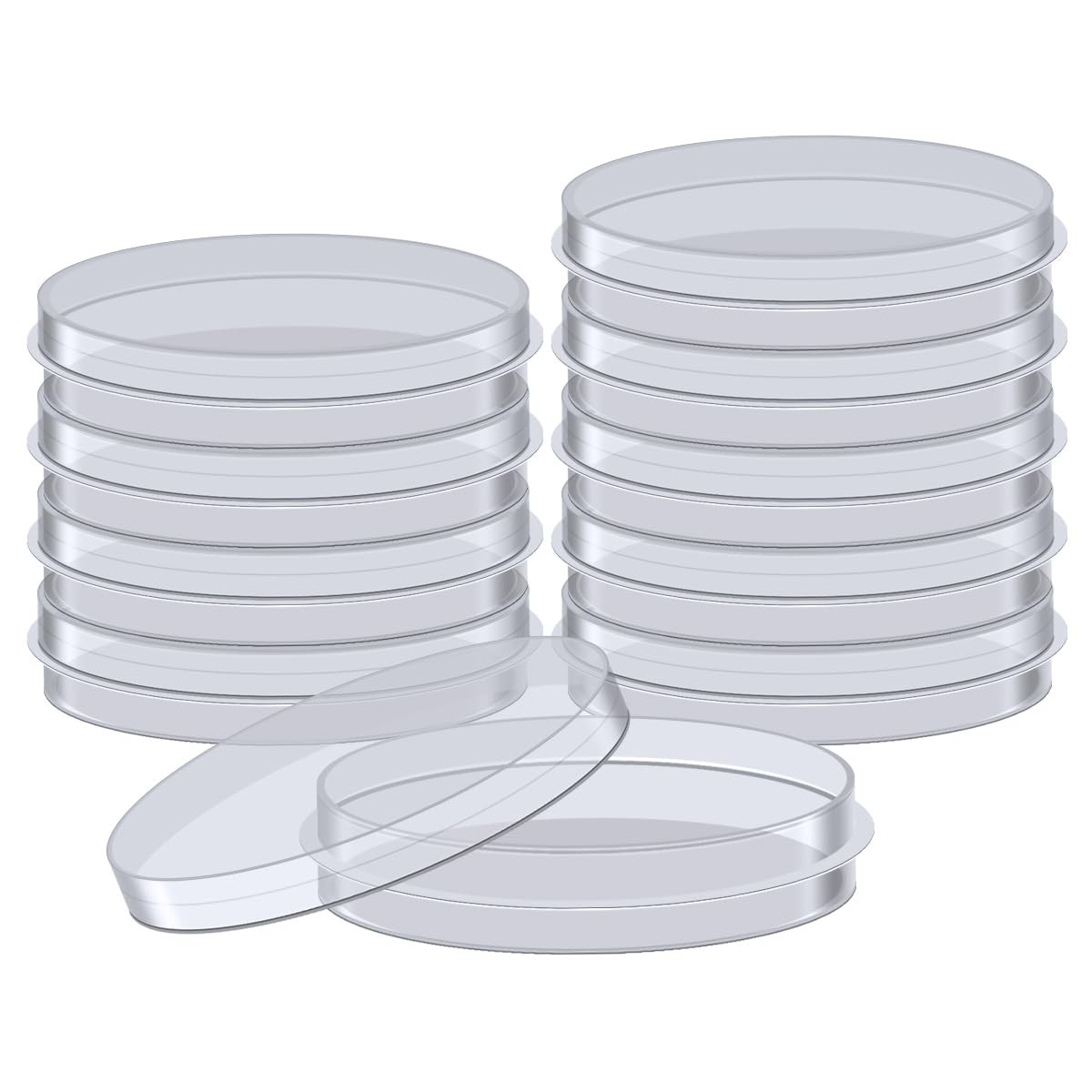 Sterile Polystyrene Petri Dish Set – 35mm, 10-Pack for Microbiology Cultivation