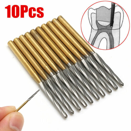 10Pcs Dental ENDO-Z Burs Carbide Tungsten surgical cutter FG burr Drill 1.4*23mm