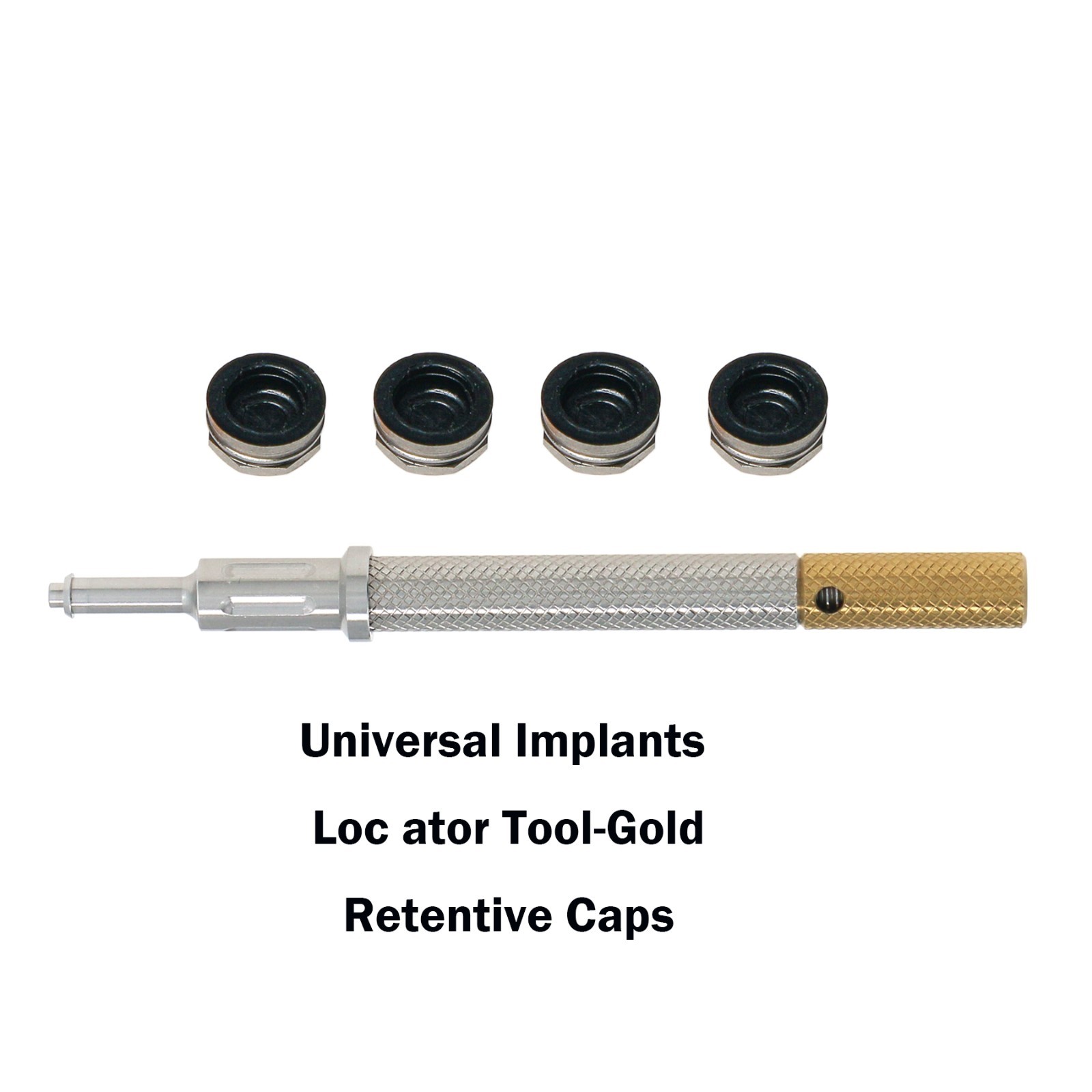 US Nobel Active Locator Overdenture Abutment Narrow Platform NP NA352 & Male Cap