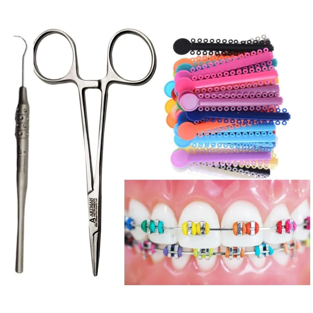 ARTMAN INSTRUMENTS Dental Braces Color Changing Kit, Orthodontic Ties…