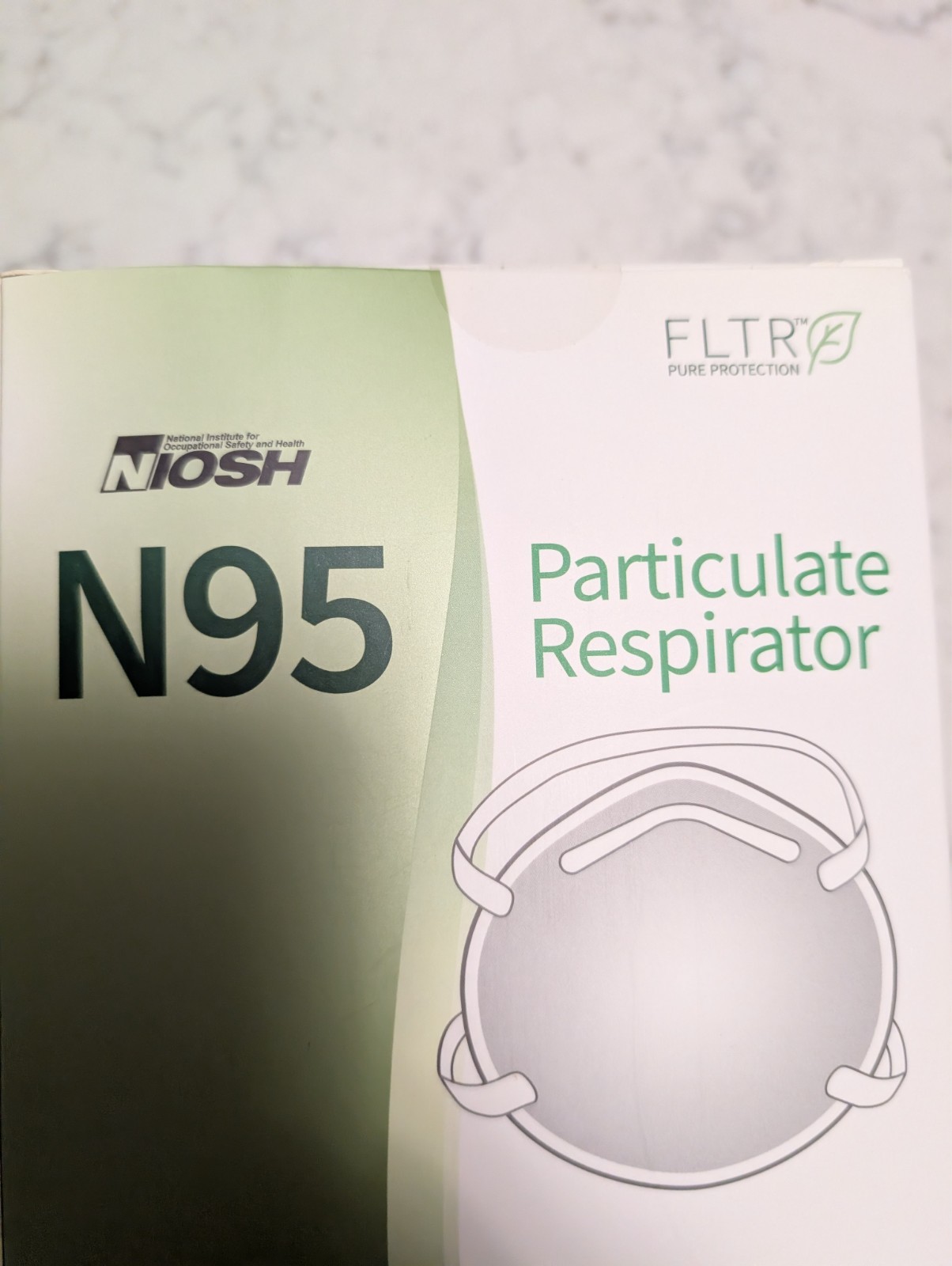 FLTR Pure Protection NIOSH N95 Particulate Respirators 20pk New in box