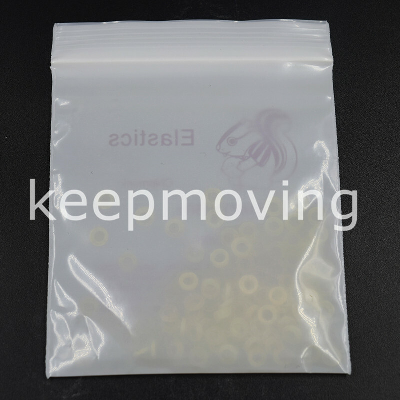 100 Pcs/Pack Dental 1/8”Chipmunk Orthodontic Rubber Bands Elastic bands 6.5Oz