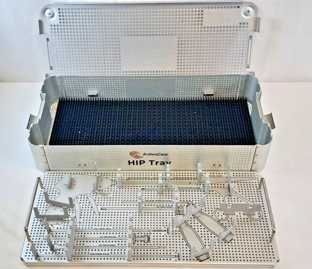ArthroCare Hip Tray Labral Refixation Orthopedic Sterilization Tray