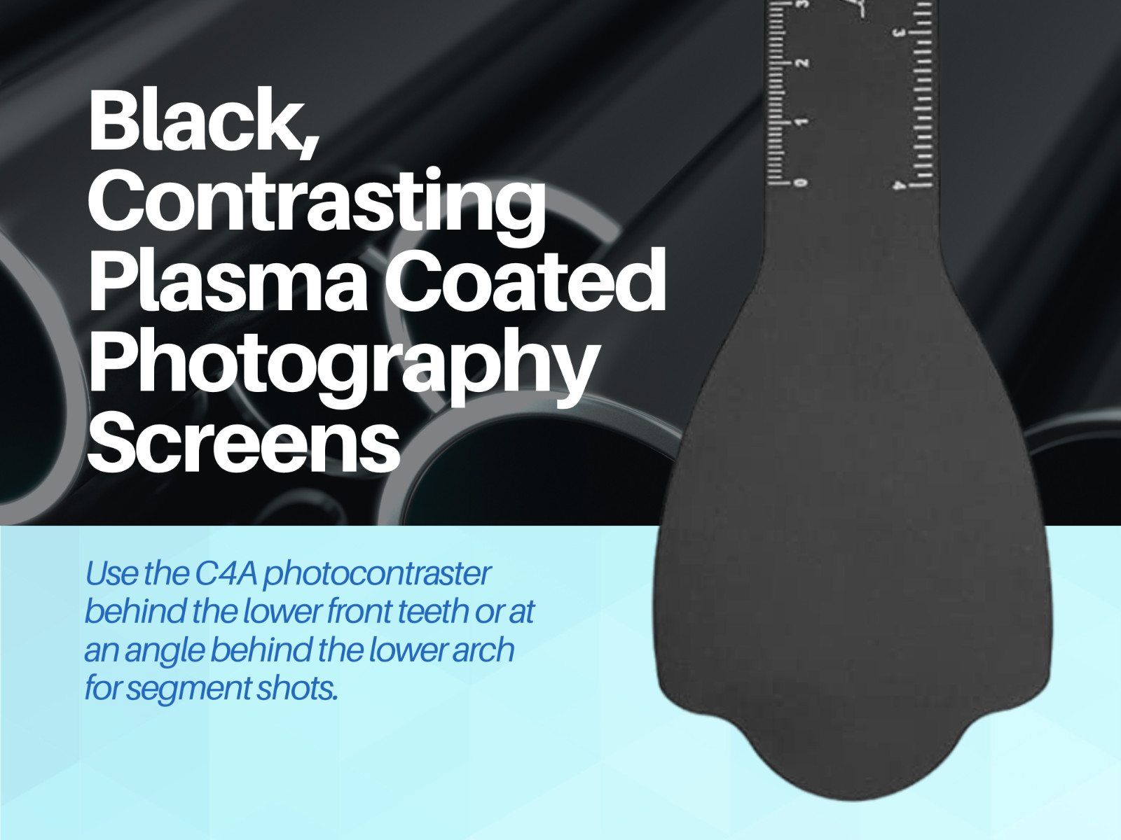 Dental Photography Black Contrasting Screen C4A ARTMAN