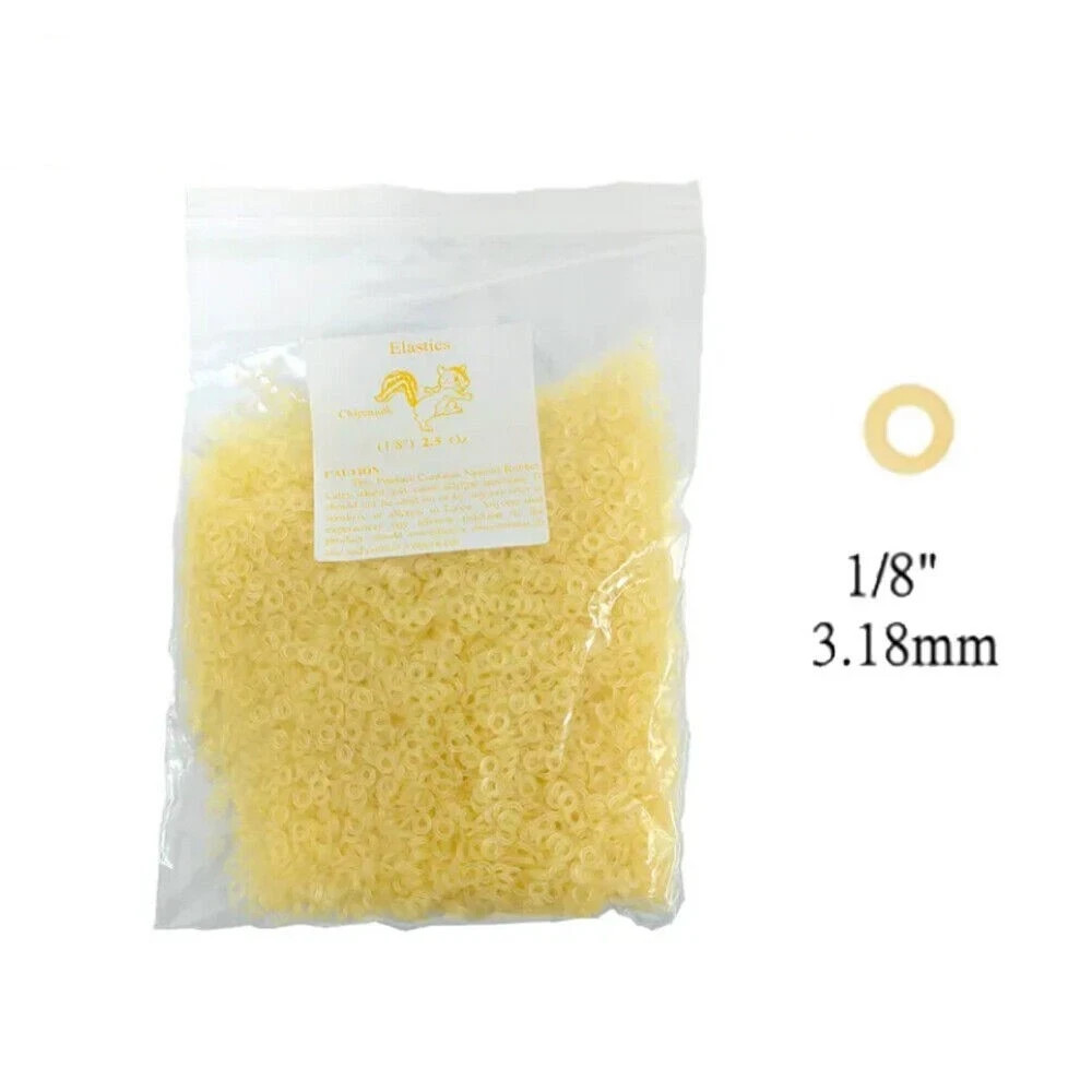 5000 Pcs/Bag Dental 3.5/4.5/6.5Oz Orthodontic Rubber Bands Elastics Latex Braces