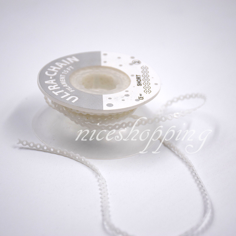 Dental Ortho Elastic Ultra Power Chain Rubber Braces Bands Long/Short/Continuous