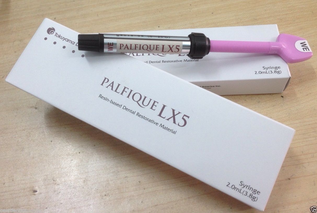 Tokuyama Dental Palfique LX5 Composite Restorative Syringe of 3.8gm.Any Shade