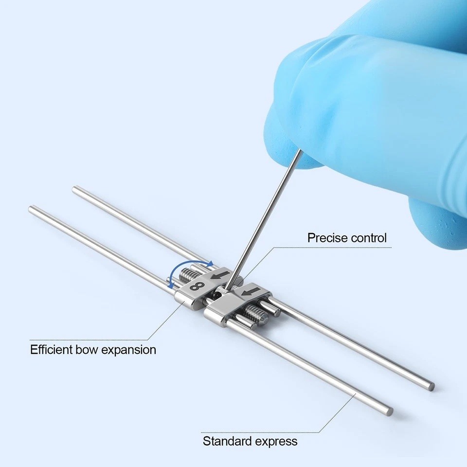 Dental Orthodontic Rapid Maxillary Expansion Screw Palatal Split Hyrax Expander