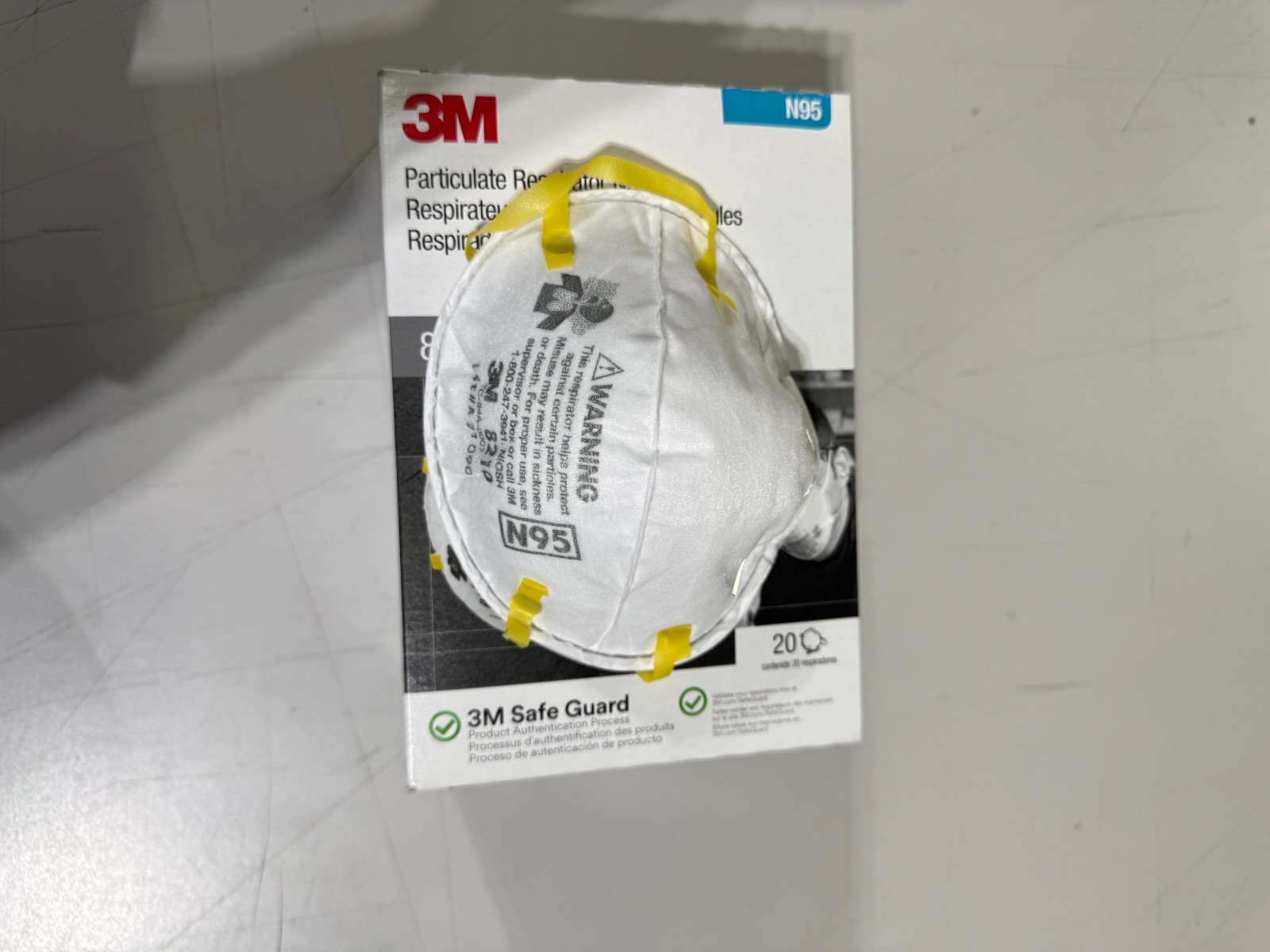 3M N95 Particulate Respirator Face Mask (8210)