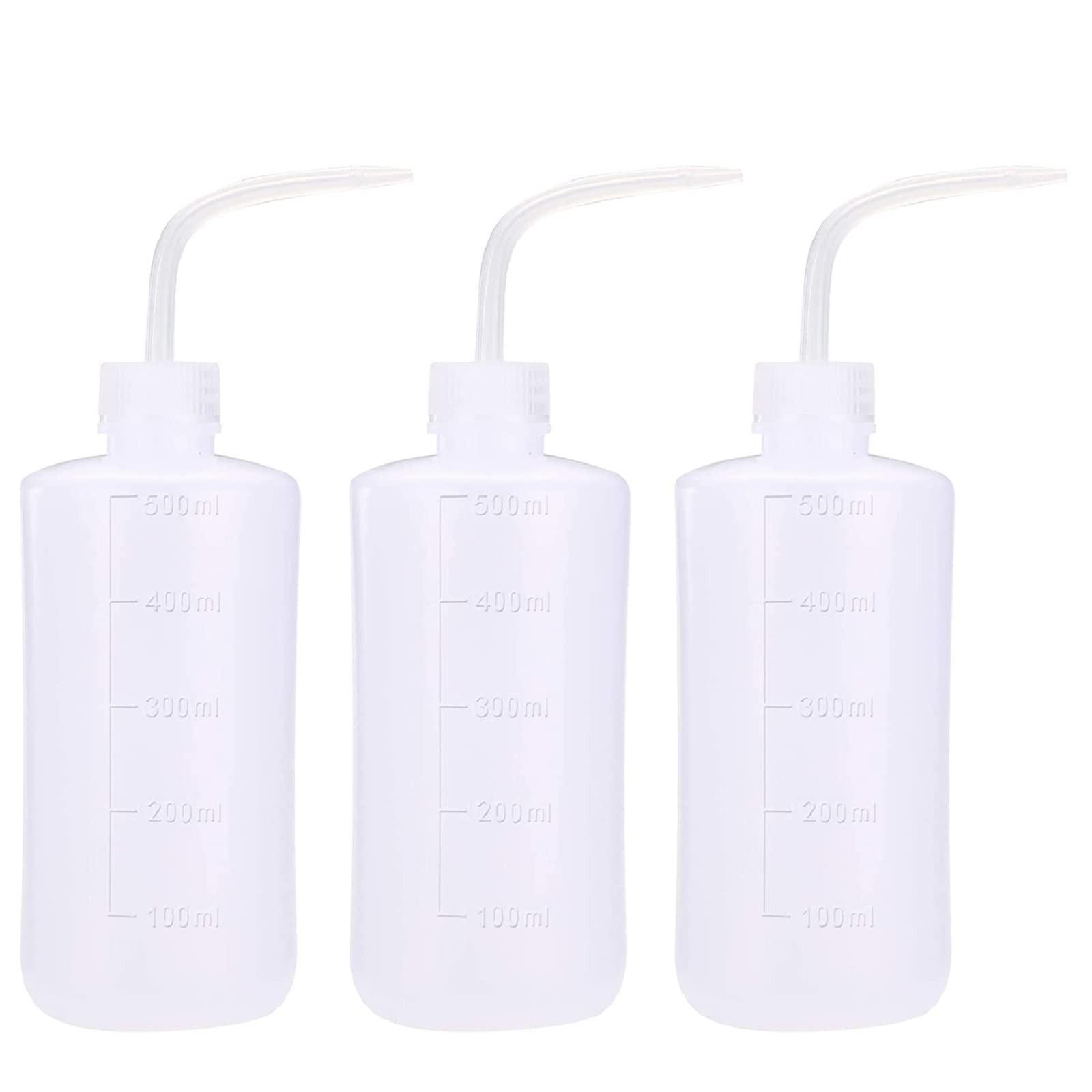 UPTATSUPPLY Tattoo Wash Bottle 3PCS 500ml, Squeeze 3PC 500ML white, white