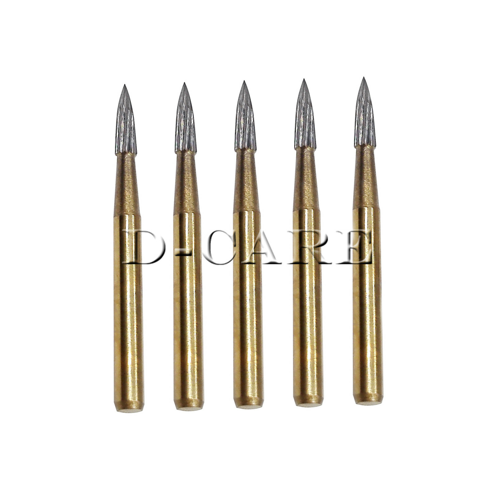 Dental Trimming & Finishing Carbide Burs DrillGold 7901/7803/7104/7404/7406/7906