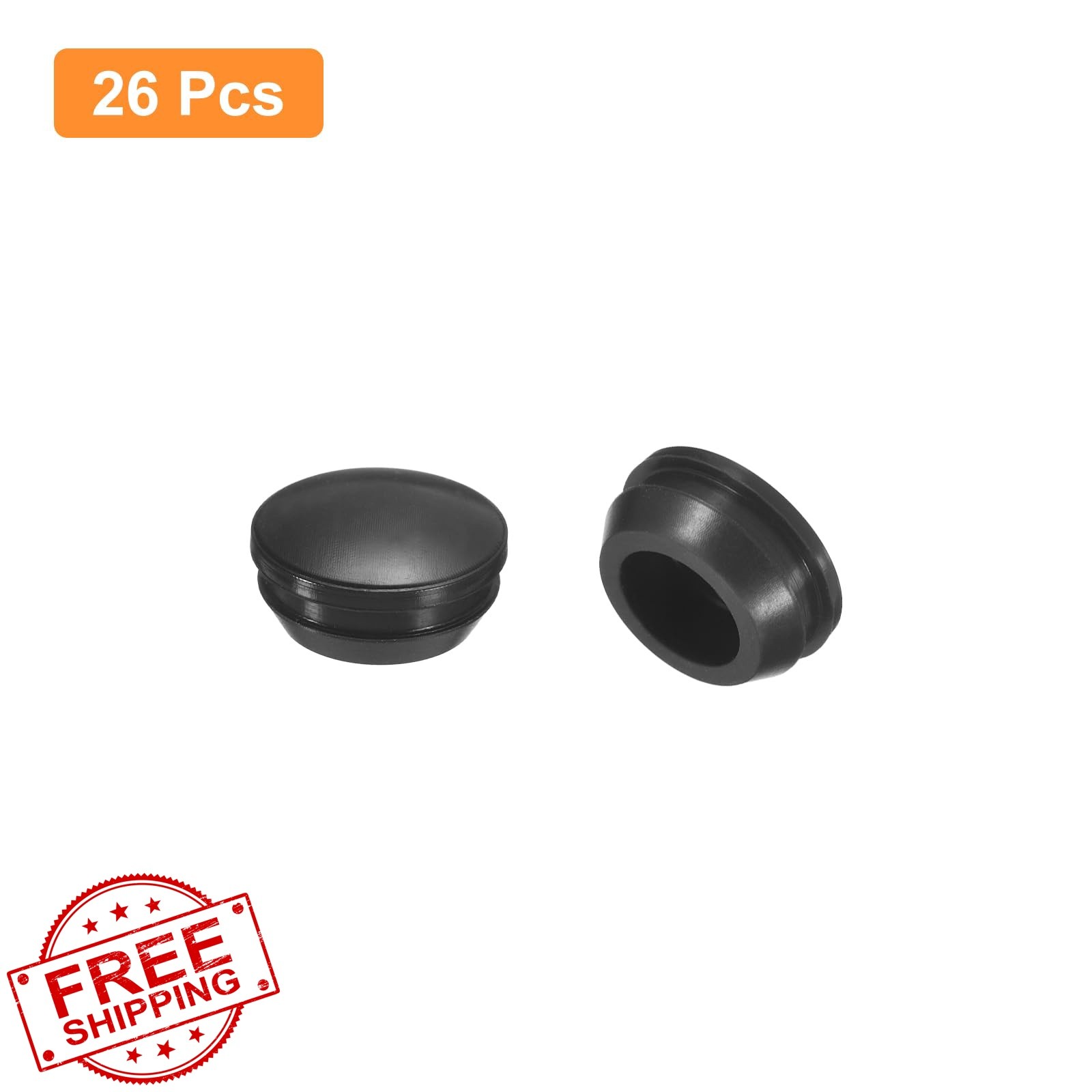 uxcell Silicone Plugs 14-15mm Hole Stoppers 26 pcs