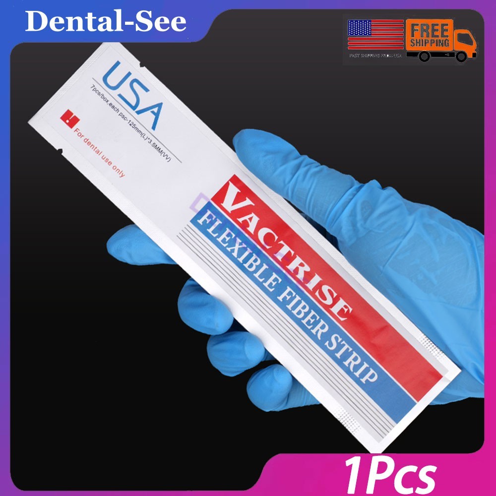 Dental Fiber Strip Composite Flexible Glass Splint Light Cure Bonding Ribbon USA