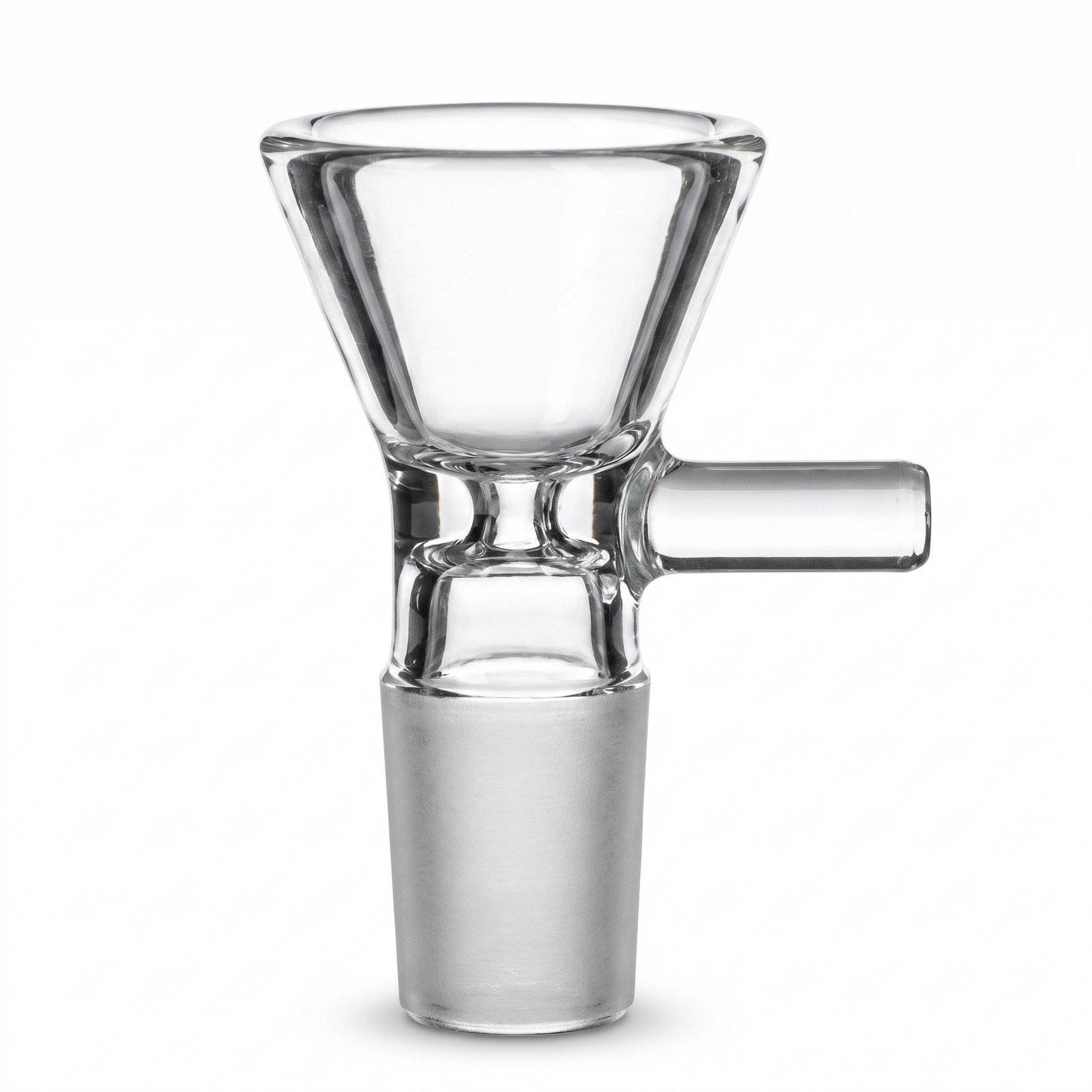 Clear Glass Funnel Bowl Slide 10mm 14mm 18mm Male Replacement Choose Size