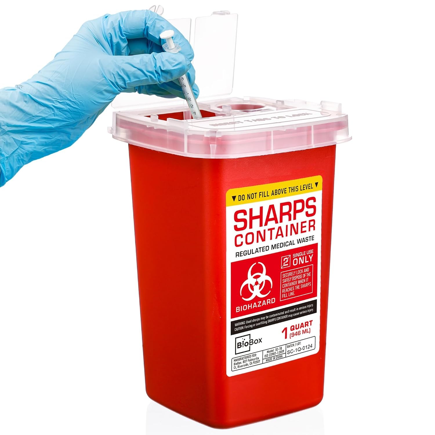 Sharps Container Small – Sharps Containers for Home Use and Labs – Portable Need