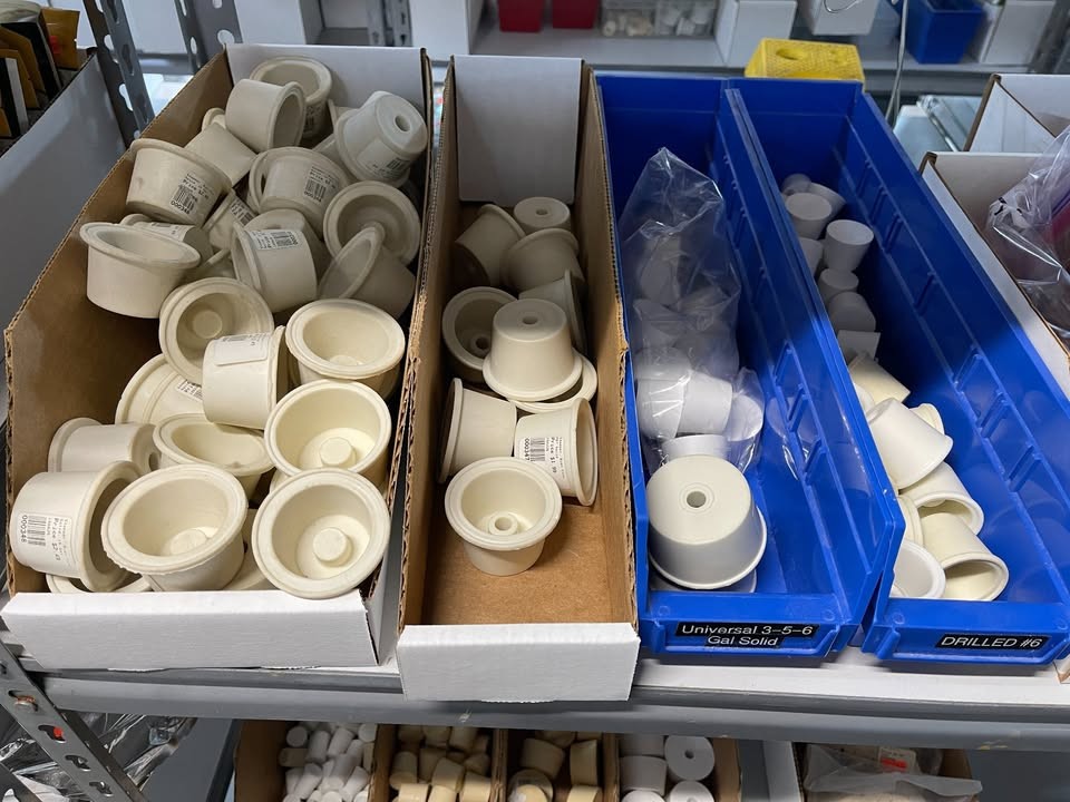 Rubber Tapered Bottle Stoppers Various Sizes