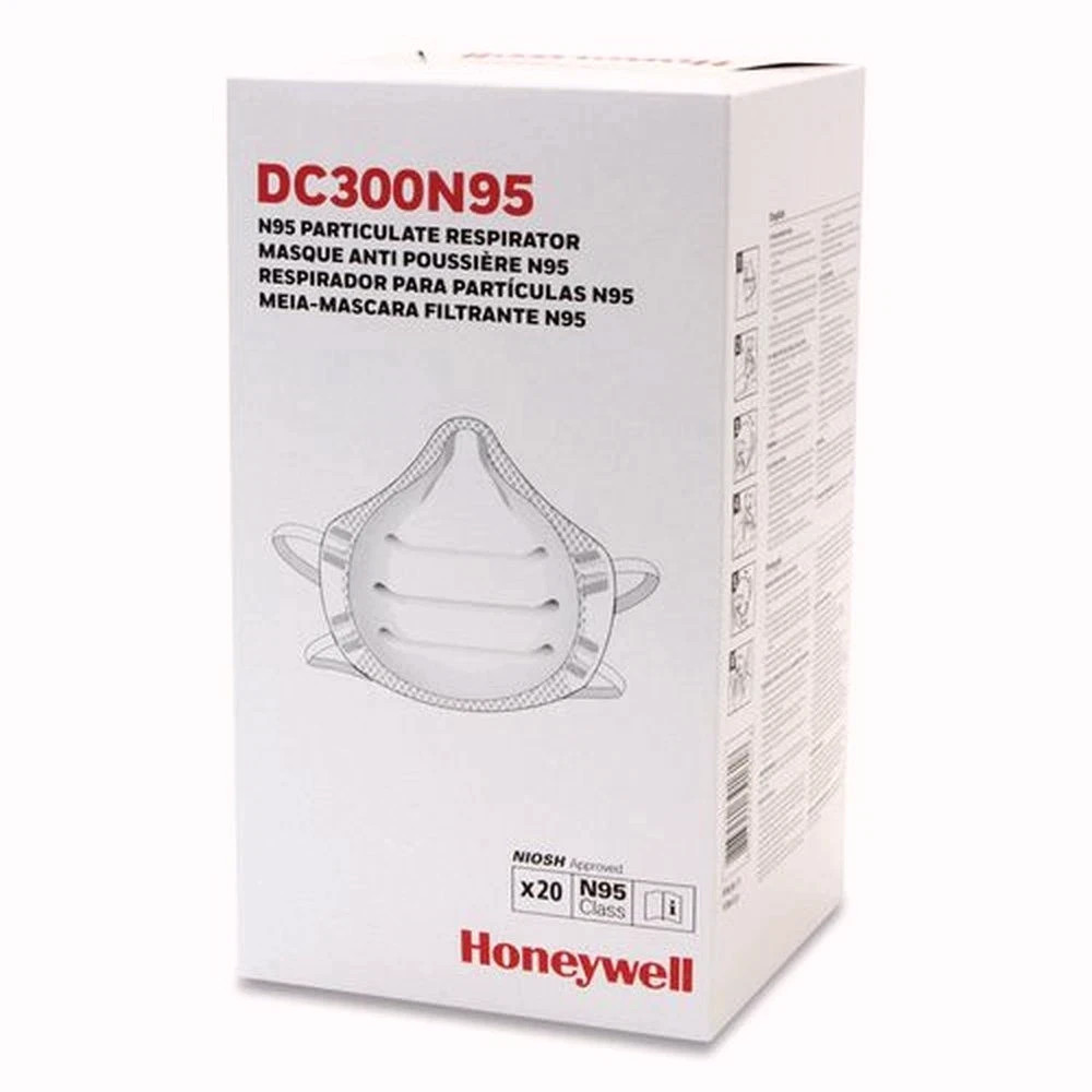 Honeywell DC300N95 ONE-Fit N95 Particulate Respirator – OSFM/White (10/Pack) New