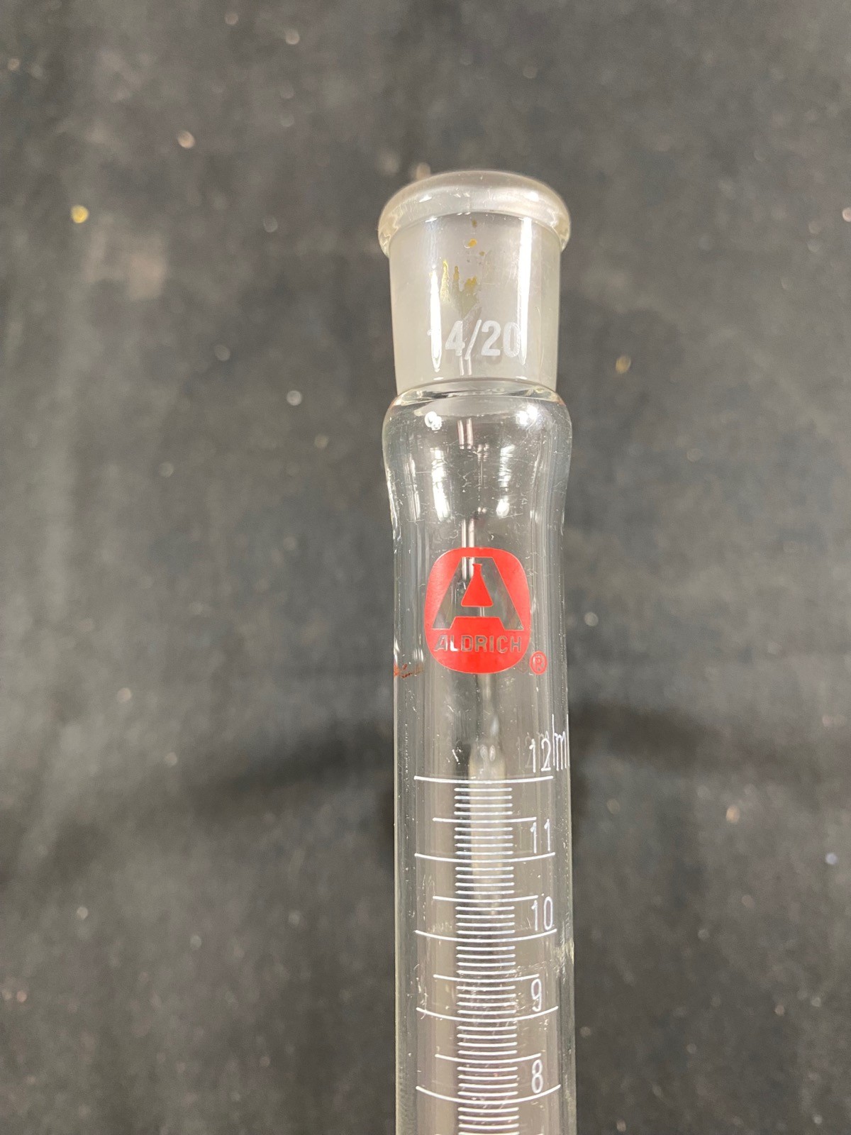 ALDRICH Glass 12mL 14/20 Joint Barrett Moisture Test Distilling Receiver Z202541