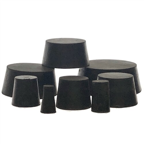Rubber Stoppers, Solid (Size 9), Karter Scientific 292R2 (Pack 9)