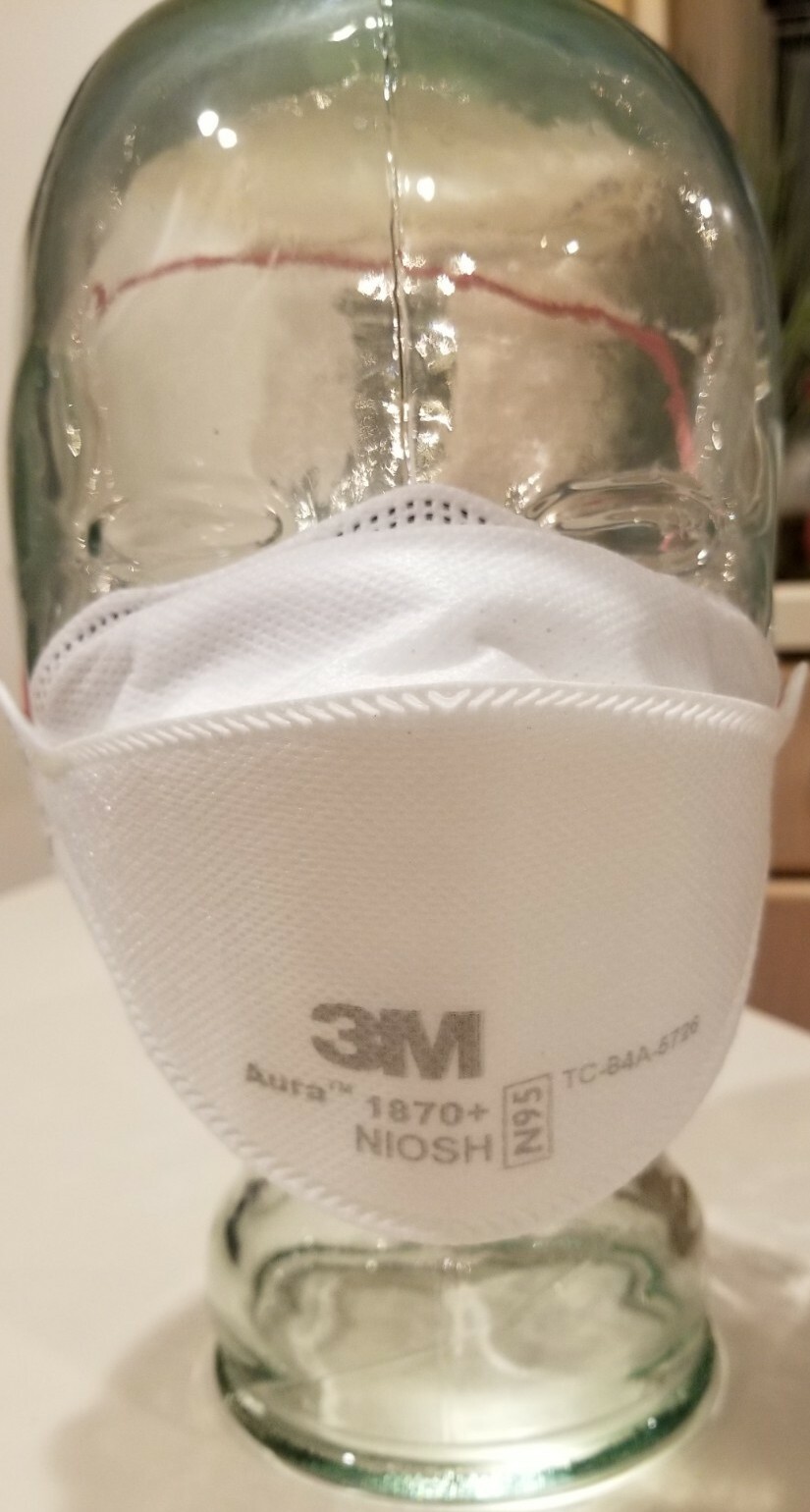 3M Aura 1870+N95 NIOSH Particulate Respirator Disposable Mask 12PC NEW