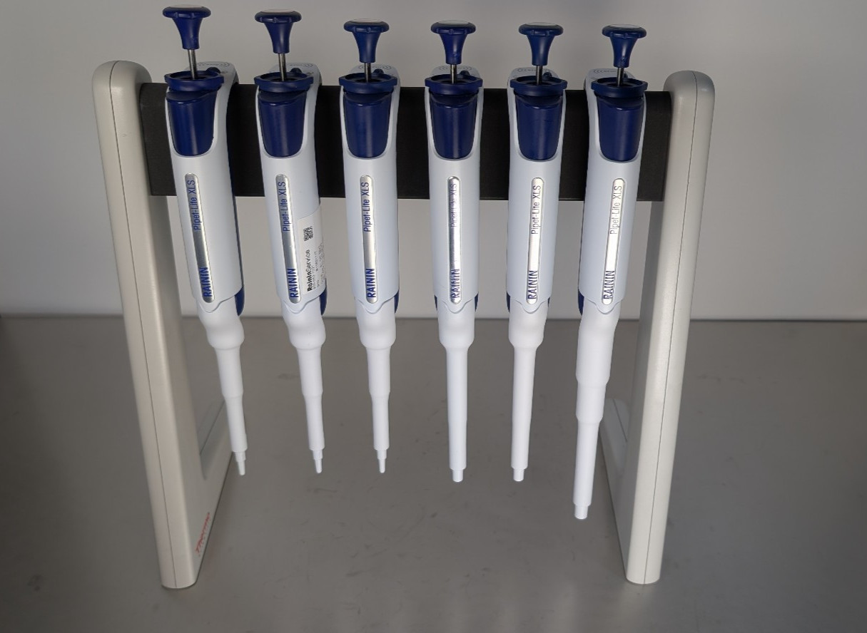 Rainin XLS LTS pipettes L2 L10 L20 L100 L200 L1000 & holders with Warranty