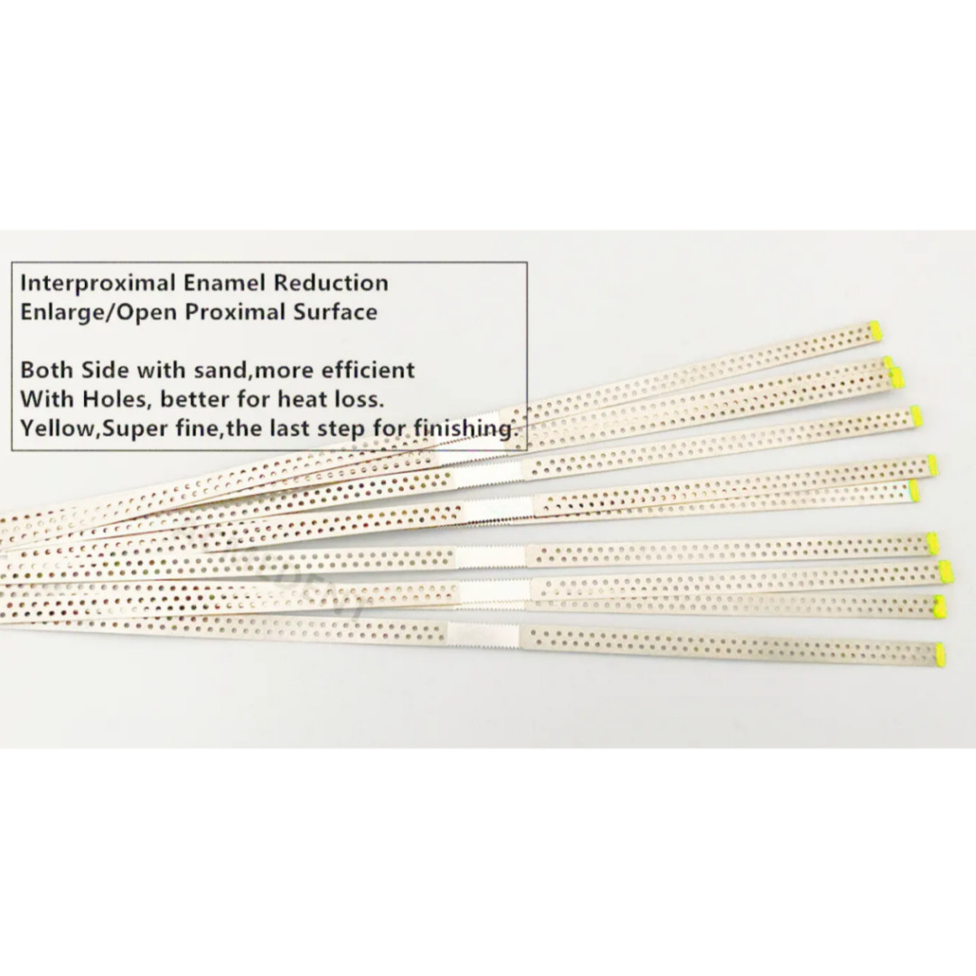 Dental Saw Diamond Polishing Finishing Strips Orthodontic IPR Strip Fine Medium