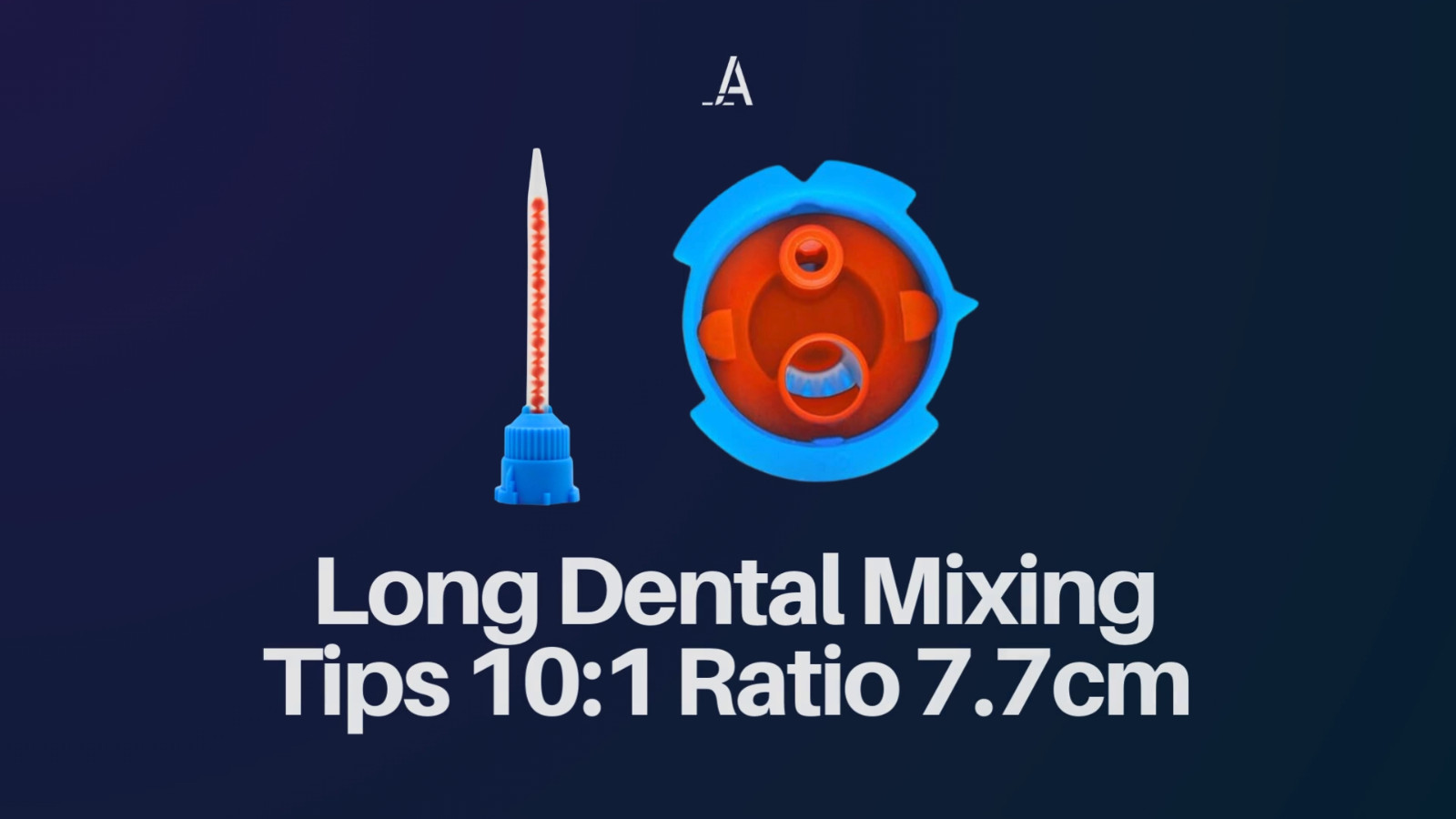 50 Pack Orange Mixing Tips Crown & Bridge Dental HP 10:1 Ratio US